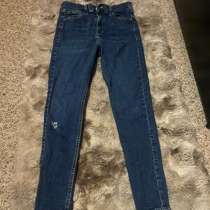 Topshop Indigo Skinny Jeans